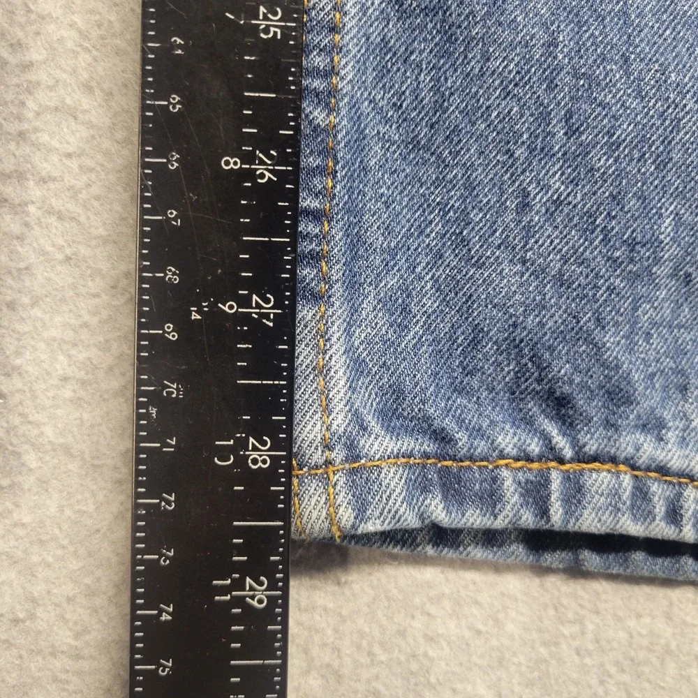 Levi's 505 Regular Fit Straight Leg Blue Denim Jeans Mens Size 36x30